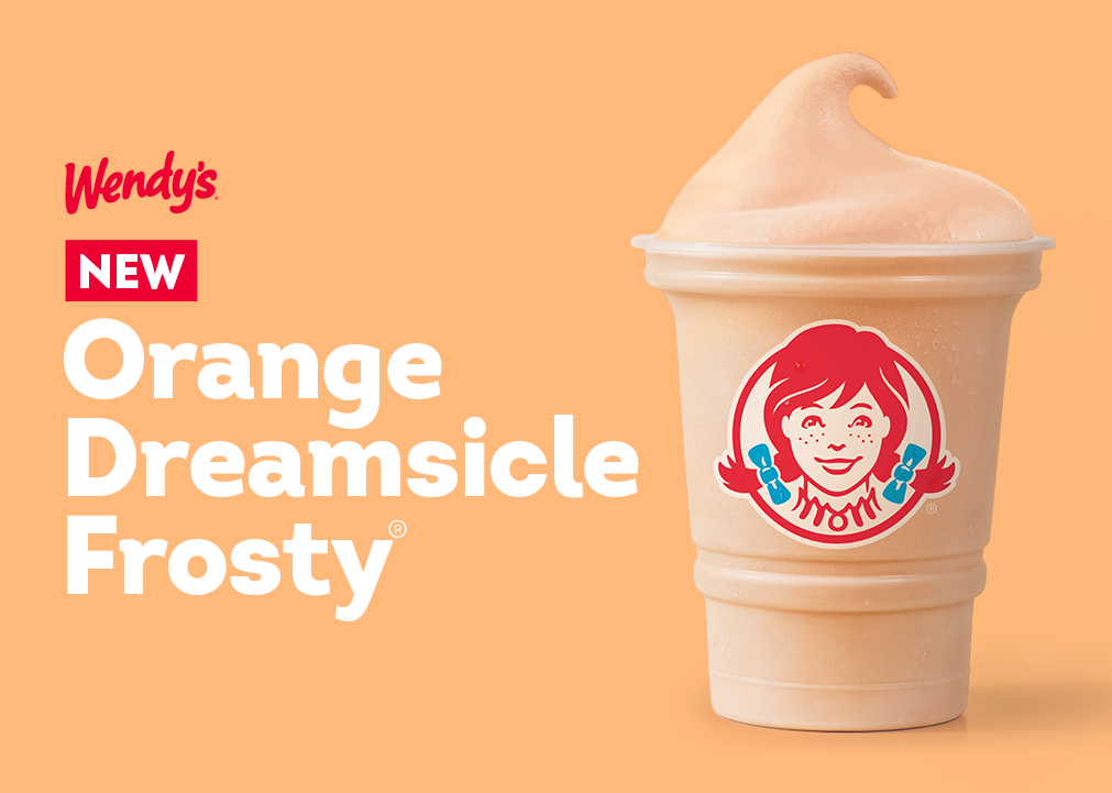 Wendy's New Orange Dreamsicle Frosty® Wendy's® Blog