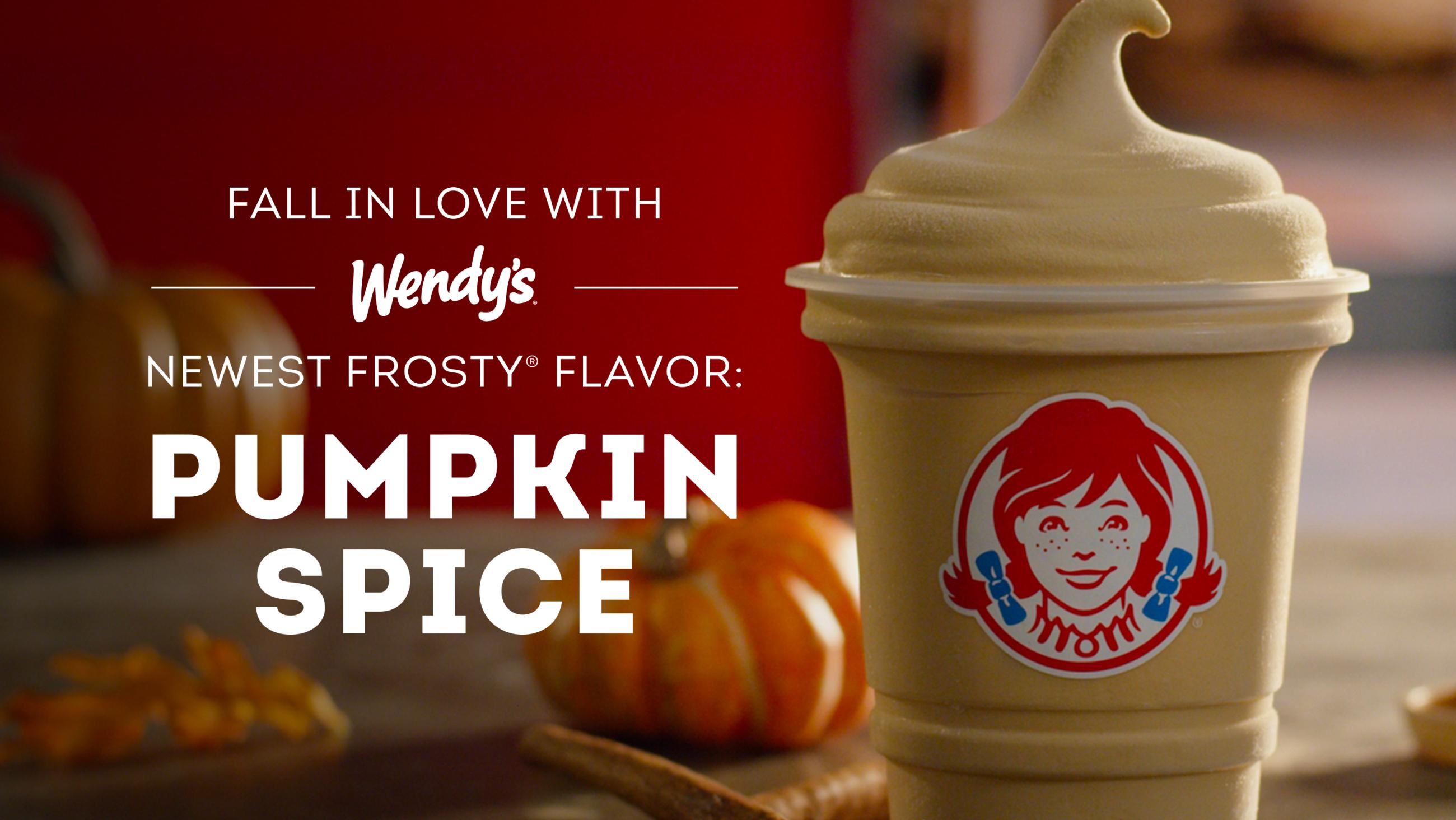 Pumpkin Spice Frosty® is Here for the Fall Wendy's® Blog