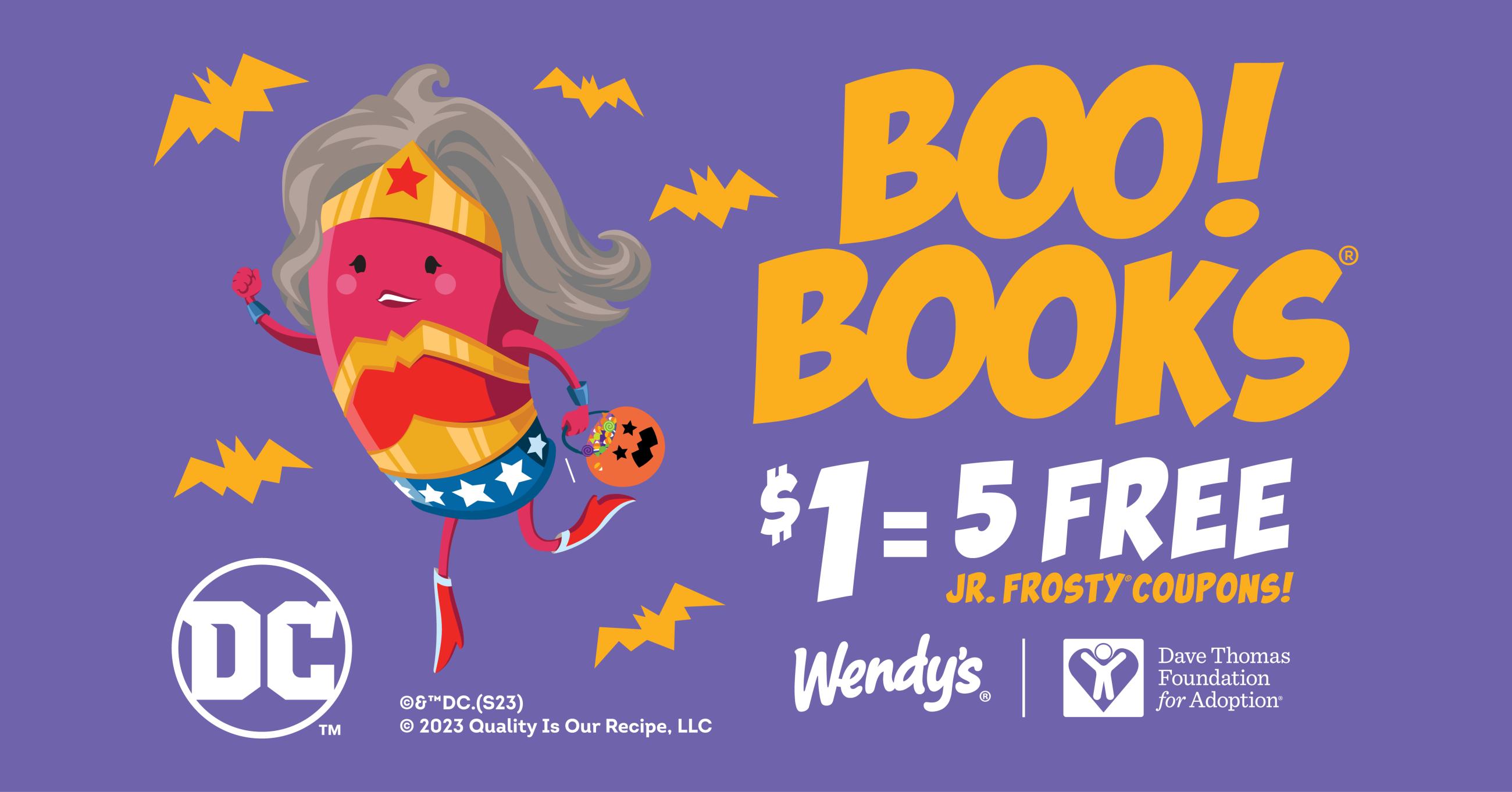 Wendy’s Frosty Boo! Books are a Good Deal for a Good Cause