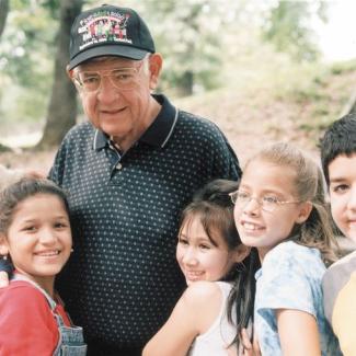 Dave Thomas and kids