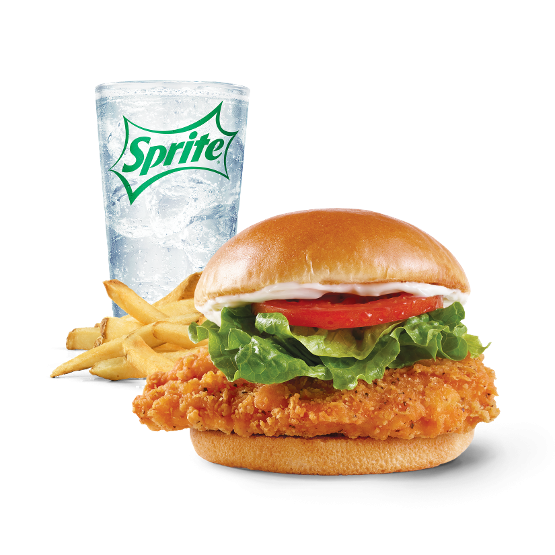 Spicy Chicken Sandwich Combo With Drink & Side | Wendy's UK