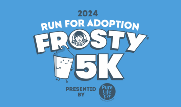 Get the info for Wendy’s annual Frosty 5K Run for Adoption registration, t-shirts and more. This virtual race for charity supports foster care adoption.